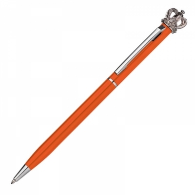 Pomarańczowy Długopis metalowy KINGS PARK