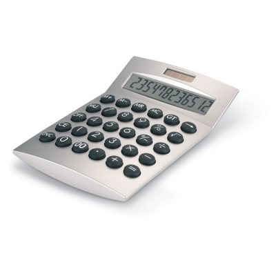 Srebrny mat 12-to cyfrowy kalkulator