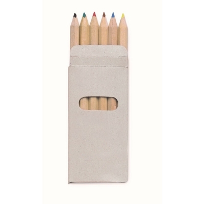 Wielokolorowy 6 kolorowych ołówków