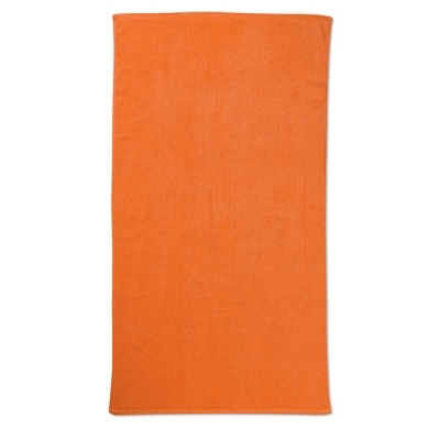 Pomarańczowy Ręcznik plażowy.