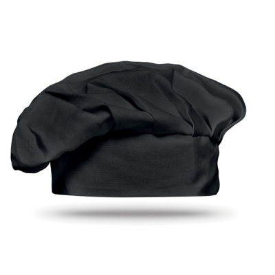 Czarny Bawełniana czapka szefa kuchni