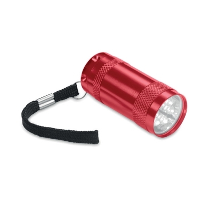 Czerwony Aluminiowa mini latarka