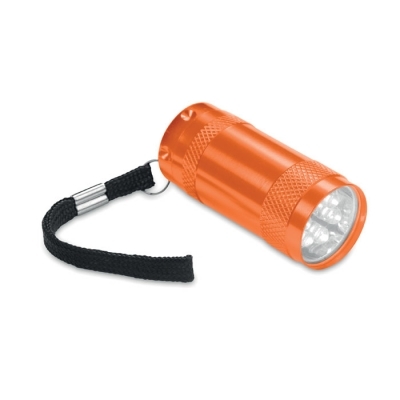 Pomarańczowy Aluminiowa mini latarka