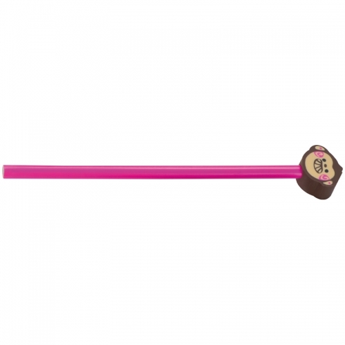 Różowy Ołówek z gumką