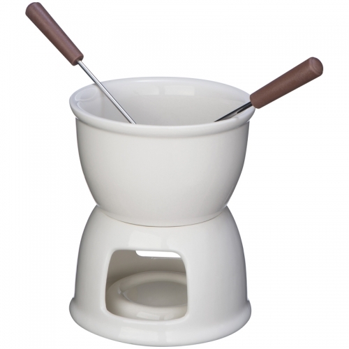 Biały Zestaw do fondue