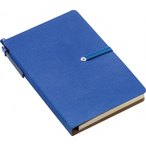Niebieski Notatnik z karteczkami