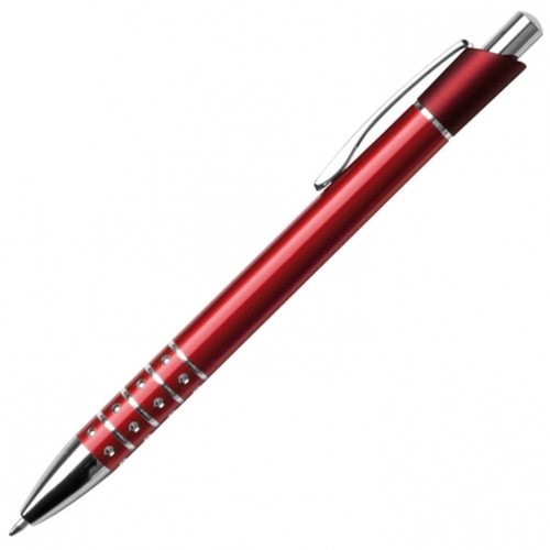 Czerwony Metalowy długopis DIAMOND
