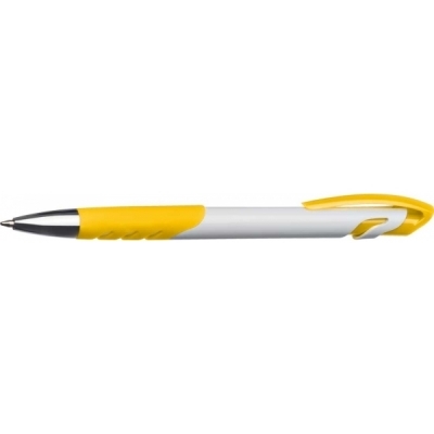 Żółty Długopis plastikowy HOUSTON