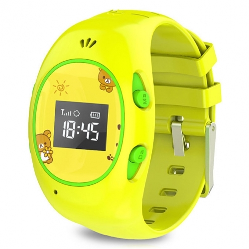 Żółty Dziecięcy Smartwatch z lokalizatorem