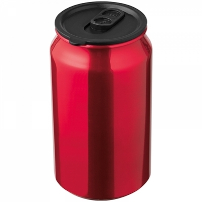 Czerwony Kubek metalowy LOCARNO 330 ml