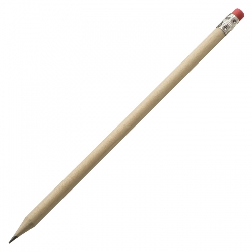 Brązowy Ołówek z gumką HICKORY