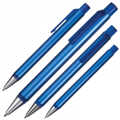 Niebieski Długopis metalowy PRESTON