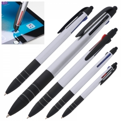 Szary Długopis plastikowy 3w1 BOGOTA