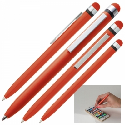 Czerwony Długopis plastikowy touch pen NOTTINGHAM