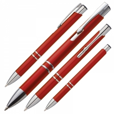 Czerwony Długopis plastikowy BALTIMORE