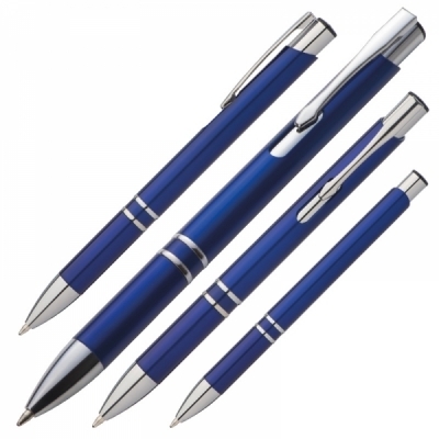 Niebieski Długopis plastikowy BALTIMORE