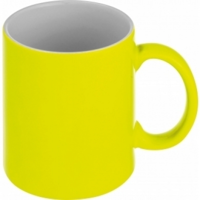 Żółty Kubek ceramiczny do sublimacji ESTRELLA 300 ml