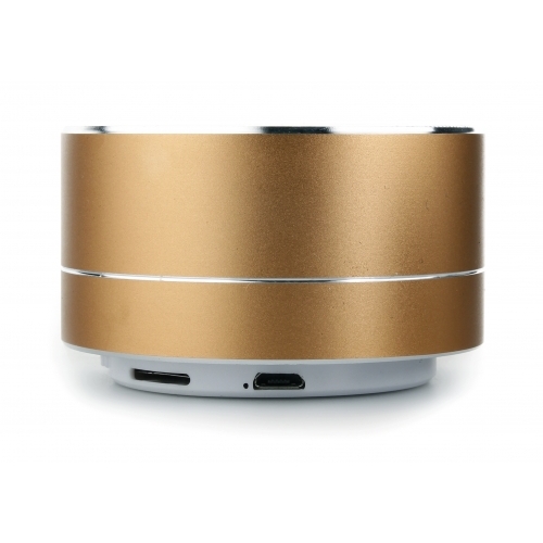 Złoty Podświetlany głośnik Bluetooth