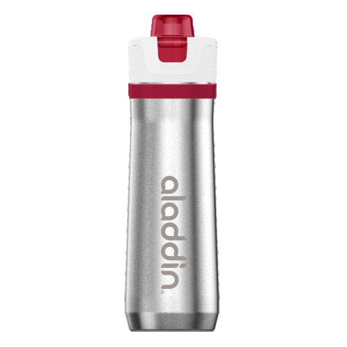 Czerwony Butelka Aladdin Active Hydration Bottle - Stainless Steel Vacuum 0.6L 0,6L
